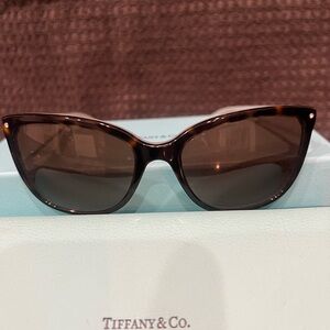 Tiffany & Co. Brown Cat-Eye Sunglasses